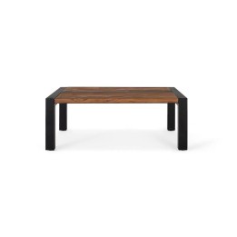 Table Basse Bois Massif pour Salon Contemporain