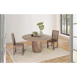Table à manger en bois contemporaine