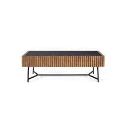 Table Basse Bois Massif pour Salon Contemporain