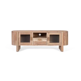 Meuble TV en Bois Massif pour Salon