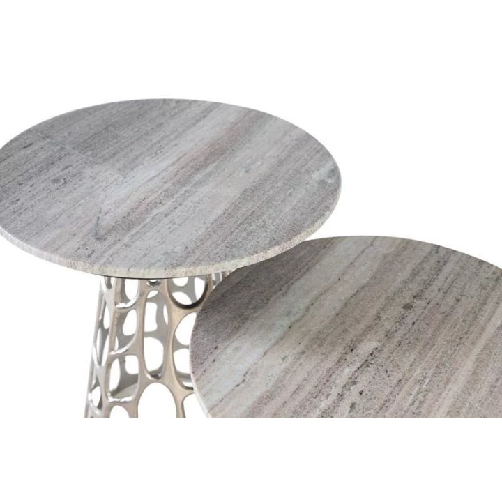 Table en bois avec design contemporain.