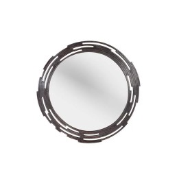 Miroir Rond Bois Salle de Bains Contemporaine