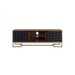 Meuble TV en Bois Massif Salon Contemporain