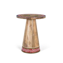 Table d'Appoint en Bois Massif pour Bureau