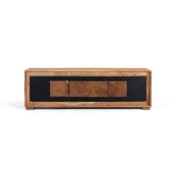 Meuble TV en Bois Massif Signature Contemporaine