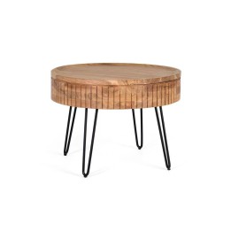 Table Basse Bois Massif Salon Contemporain