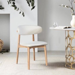 Chaise Bois Massif pour Salon Contemporain