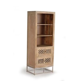 Vitrine contemporaine en bois massif, signature de style moderne.