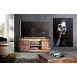Mueble TV en Bois Massif pour Salon