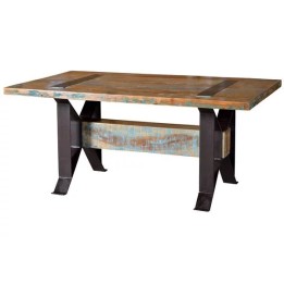 Table à manger en bois massif contemporaine, signature de la simpli...