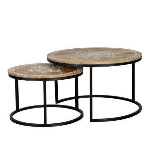 SET 2 TABLES BASSE
