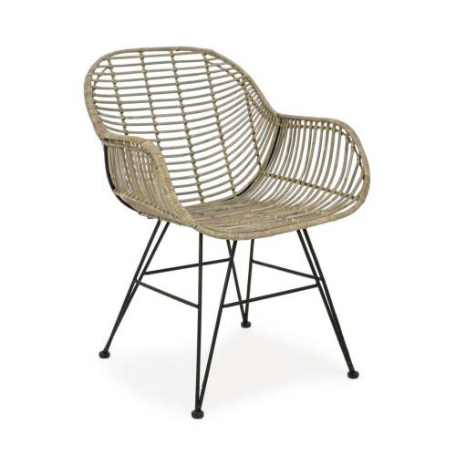 Fauteuil Raqué en Bois Salle à Manger