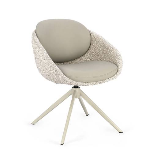 CHAISE EN BOIS MASSIF AVERIK BEIGE POUR SALON