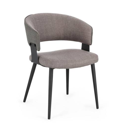 CHAISE ROMY GRIS AC-ACC