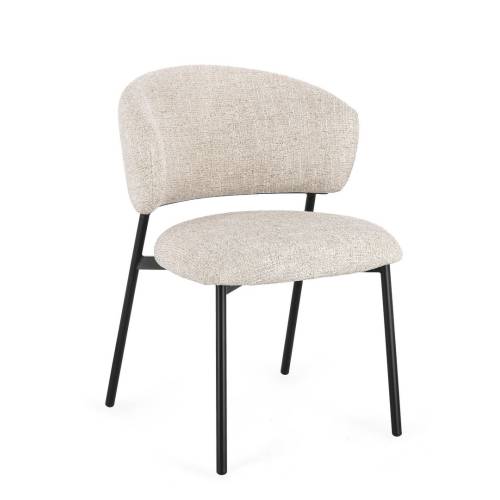 CHAISE PRISCA NOIR/SAND