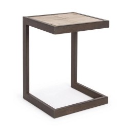 Tabouret en Bois Massif pour Salon