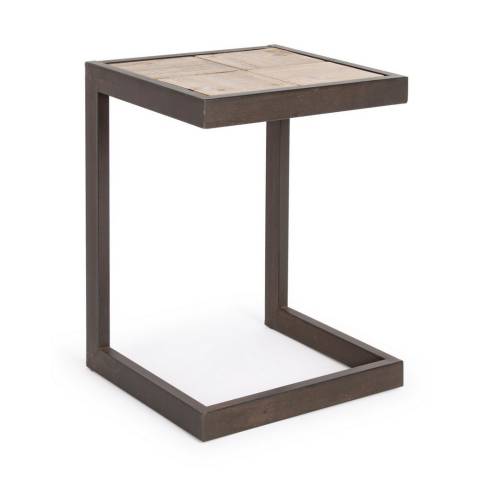 Tabouret en Bois Massif pour Salon
