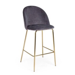 Tabouret Bar en Bois pour Salon Contemporain