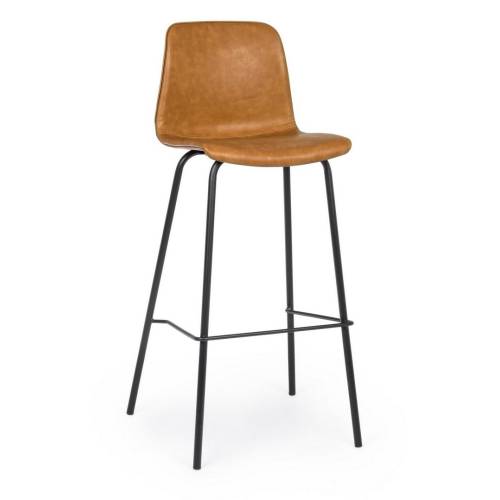 Tabouret de Bar en Bois Vintage pour Bar