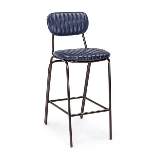 Tabouret Bar Vintage en Bois pour Salon Contemporain