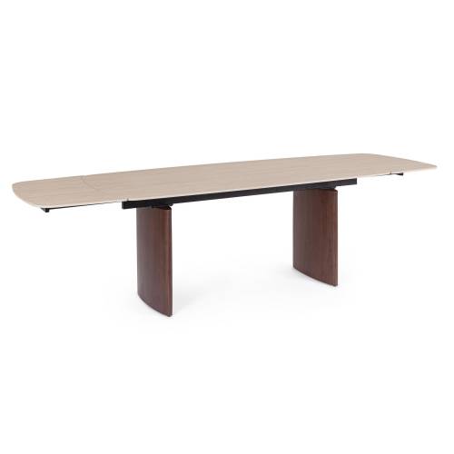 Table Extensible en Bois Massif pour Salle à Manger