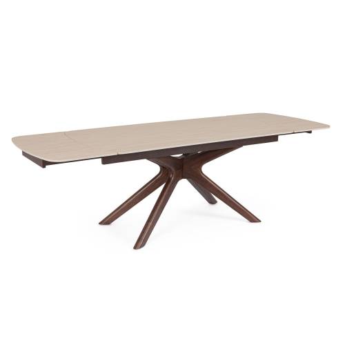 Table Extensible en Bois Massif pour Salle à Manger