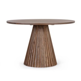 TABLE ORISSA NAT D120 en Bois : Meuble contemporain de style élégan...