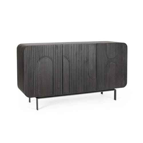 Buffet en Bois Noir pour Salle à Manger