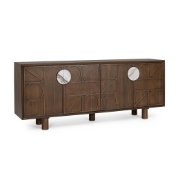 Buffet contemporain en bois massif, signature de style moderne avec...