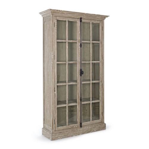 Vitrine Bois Massif pour Salle à Manger
