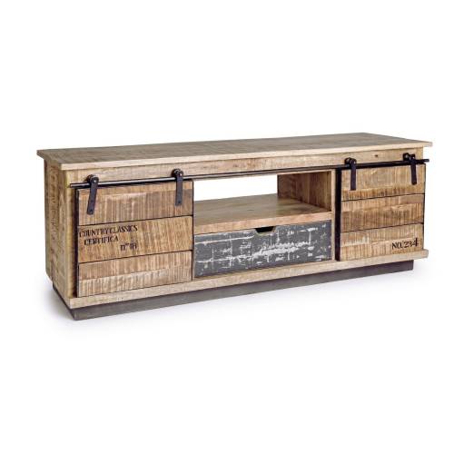 Meuble Bas en Bois pour Salon Contemporain