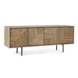 Meuble TV en Bois Massif pour Salon