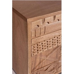 Meuble TV en Bois Massif pour Salon Contemporain.