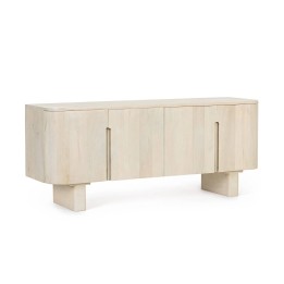 Meuble TV en Bois Massif pour Salon