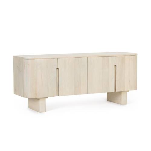 Meuble TV en Bois Massif pour Salon