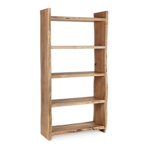 Bibliothèque Bois Massif pour Salon Contemporain