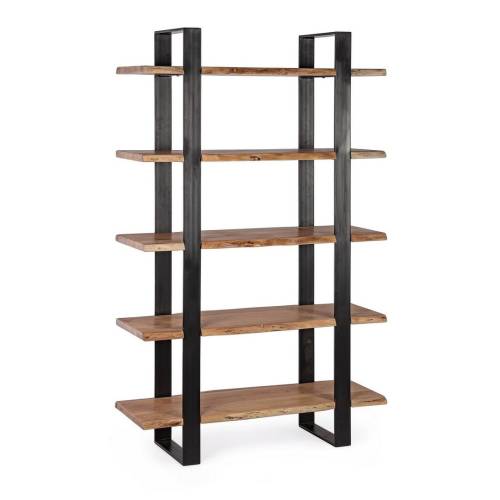 Bibliothèque Bois Massif pour Salon