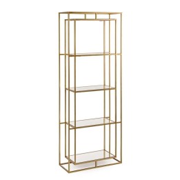 Étagère 4 Niveaux en Bois Massif avec Design Contemporain Cette éta...