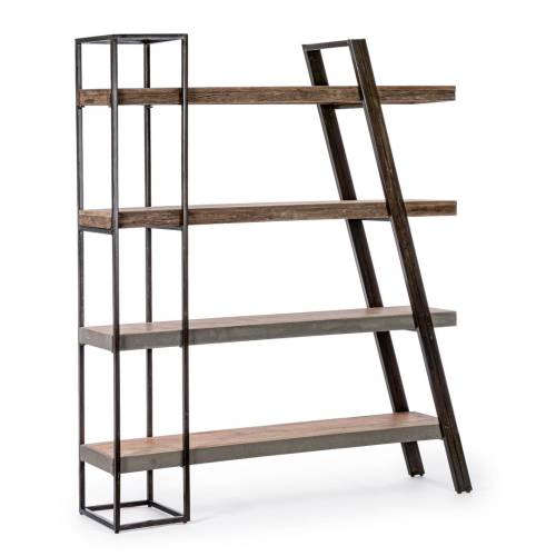 Bibliothèque Bois Massif pour Salon