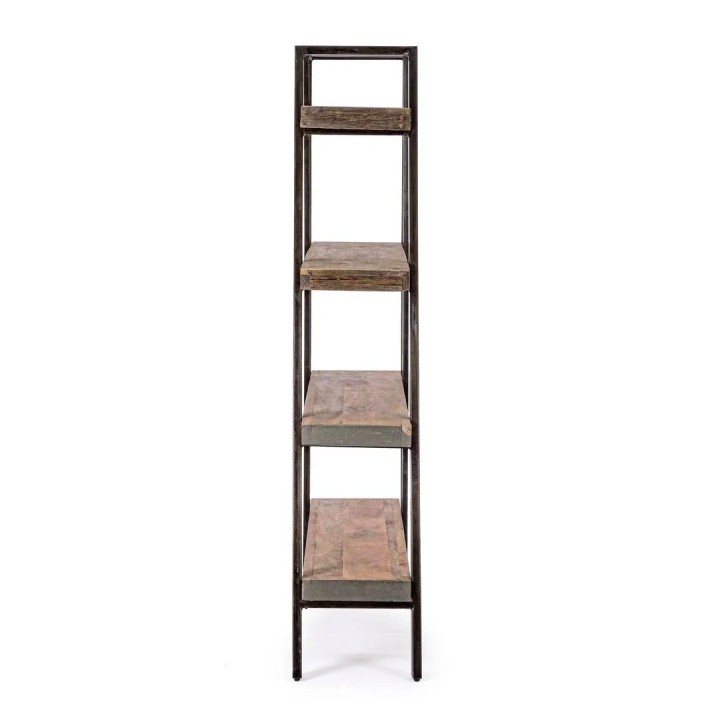 Bibliothèque en bois massif Manchester contemporain