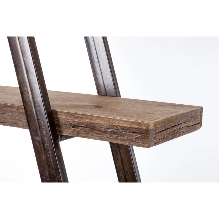 Bibliothèque en bois massif Manchester contemporain