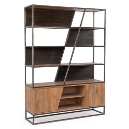 Bibliothèque Bois Massif pour Salon