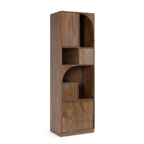 Bibliothèque Bois Massif pour Salon