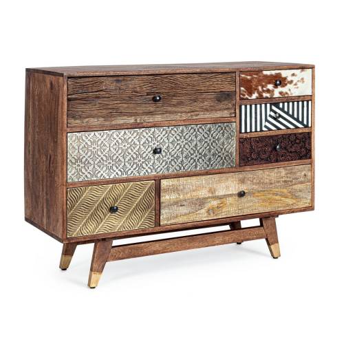 Coffre à tiroir en bois contemporain pour chambre