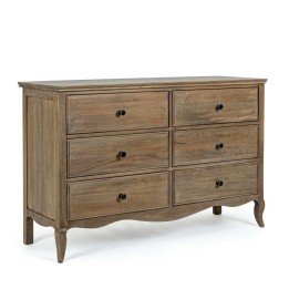 Meuble Rangement 6T en Bois Massif : Idéal pour un Rangement Organi...