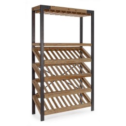 Range Bouteilles en Bois pour Salle à Manger