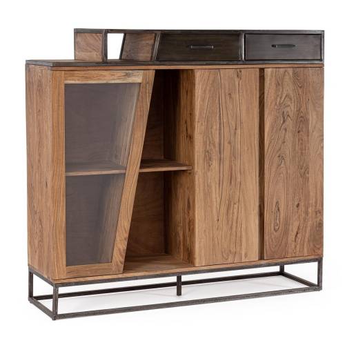 Commode Haute en Bois pour Salle à Manger