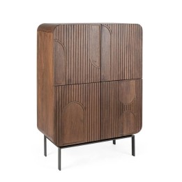 Buffet Haut en Bois Massif pour Salle à Manger