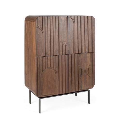 Buffet Haut en Bois Massif pour Salle à Manger