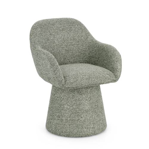 Fauteuil Pivotal en Bois Massif pour Salon